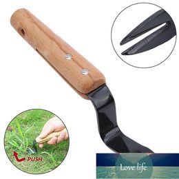 1PC Sturdy Puller Hand Weeding Removal Effective Long Handle Lawn Trimming Forked Carbon Steel Digging Garden Weeder Tool
