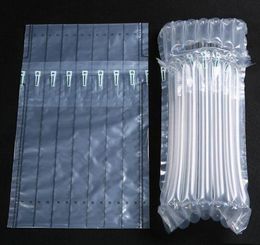 32*8cm PE Bag Air Dunnage Bag Air Filled Protective Wine Bottle Wrap Inflatable Air Cushion Column Wrap Bags