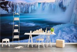 3D Wallpapers HD Print Mural Wallpaper Custom Living Room Bedroom landscape Three-dimensional Background Wall