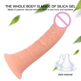 Nxy Sex Products Dildos Super Soft Hollow Strap on Dildo Realistic Harnas Zuignap Penis Artificial Unisex Toys for Women Men 1227