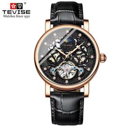 Tevise Clean factory Sanda Luxe Montre Watches Arrival De Moderno Recreational Luminousfashion Belt Wristwatches Wisconsins Waterproof Surface Screen Custom Me