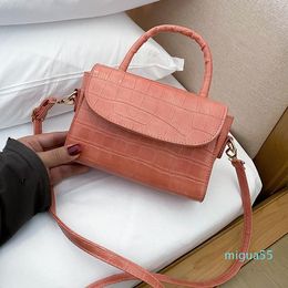 Cross Body The Small Bag Female Hand Bill Of Lading Shoulder Fashion Foreign Style Stone Grain bags