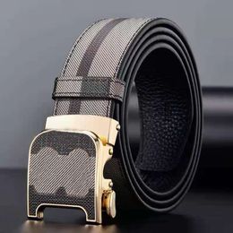 Fashion Designer Belt For Man Gold Silver Buckle Stripe Luxury with Box Mens Belts Waistband Ceintures Girdle sapeee