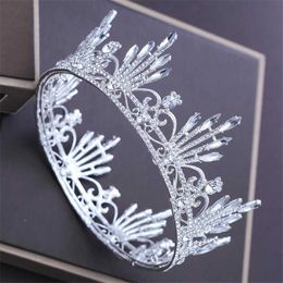 Luxury Bride Tiaras Wedding Crown for women Princess Diadem Bridal Tiaras and Crowns Headband Hair jewelry accessories X0625