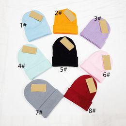 moq=5pcs Spring & Fall Winter Christmas Hats For man and woman sport Fashion Beanies Skullies Chapeu Caps Cotton Gorros Wool warm hat Knitted cap Candy 8colors