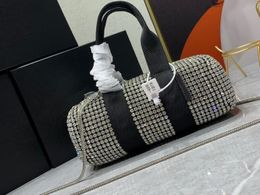 Realfine888 Bags 5A 22cm CRUISER CRYSTAL MINI DUFFEL Totes Handbags For Women with Dust bag