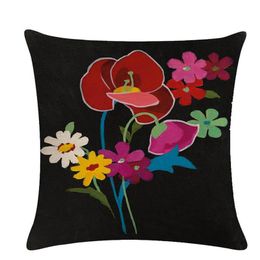 Summer Flowers Color Fresh Living Room Sofa Hug Pillowcase Linen Cushion Cover Home Decoration Cushion/Decorative Pillow