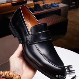 2022 SHOES Black Business SHOES LUXURY MEN Oxford LEATHER Suit SHOES MEN ITALIAN Formal DRESS Sapato Social Masculino Mariage