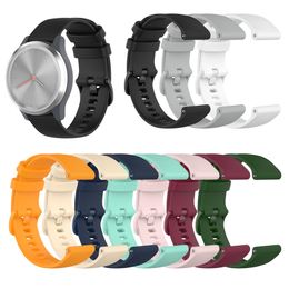 20/22mm Straps Small Bumps Little Plaid Watchband Silicone Band for Samsung Galaxy Watch Active 2 Huawei Watch Band Garmin