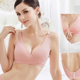 Maternity nursing bra pregnant women underwear wireless comfortable cotton nursing bra Y0925