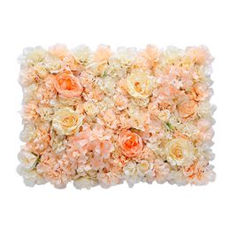 2021 Upscale Wedding Backdrop Centrepieces Flower Panel Rose Hydrangea Flower Wall Party Decorations Supplies 24pcs/lot
