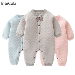 born Baby Rompers Long Sleeve Overall Bodysuit Cotton Brand Infant Boys Girls Onesie Spring Autumn Clothes 211229