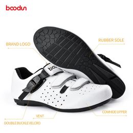 Cycling Footwear Boodun Shoes Custom Breathable Road Non-Lock Flat Mountain Universal Bicycle Spin With Quick Bike Riding Women