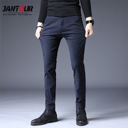Spring Summer Design Men's Casual Pants Slim Pant Straight Trousers Male Fashion Stretch Business Men Size 28-38 210714