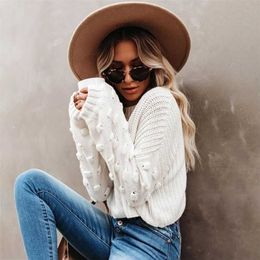 Fitshinling Bohemian Sweaters For Women Fashion Lantern Sleeve Vintage Pullovers Knitwear Holiday Slim Jumper Sweater Female 211011