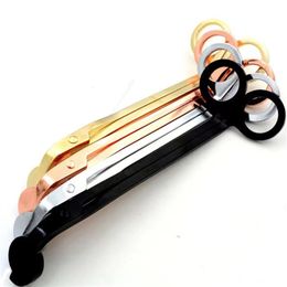 10% Christmas Stainless Steel Candle Wick Trimmer Oil Lamp Trim Scissor Tesoura Cutter Snuffer Tool Hook Clipper 50pcsjer