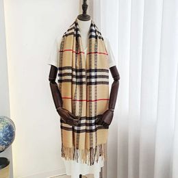 Autumn Winter Classic Jacquard Babbage Scarf British Imitation Cashmere Warm Shawl for Men and Women