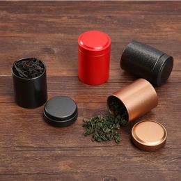 500Pcs Mini Tin Storage Box Small Coffee Tea Caddy Storage Jar Square Sealed Tea Leaves Iron Packing Box Chinese Style Container