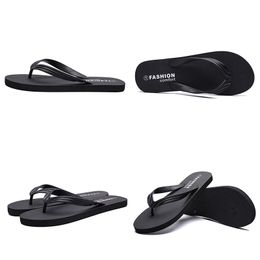 men slide slipper sports triple black casual beach shoes hotel flip flops summer discount price outdoor mens slippers