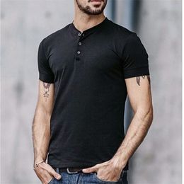 Men 100% Merino Wool T Shirt Short Sleeve Base Layer Midweight Top Thermal Men Sports Merino Wool Henley T Shirt Size S-XL 180G 210324