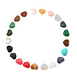 2022 new 18mm 7 Chakra Stone irregular Reiki Healing Crystal Seven Chakras Energy Balancing Natural Stones Beads Decoration Jewellery