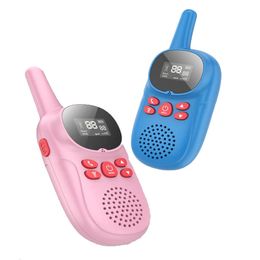 DJ300 Wireless 3KM Children Toy Walkie Talkies USB Charging ABS Outdoor Interactive Call Two Way Radio Kids Funny Gifts