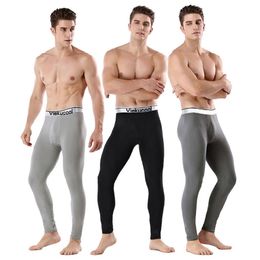 Winter Thermal Underwear Men Thermo Underpants Long Johns male Warm Thicken Pants Mens Leggings Breathable Thermal Pants 211211