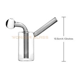 Glass smoking pipes,portable design Colourful oil burner pipes,oil bottle,factory direct sale from China supplier A5-C