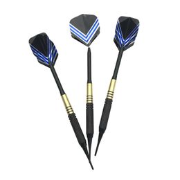 3Pcs/set High-quality 19g Soft Tip Darts Indoor Sports Dart Shooting Competition Brass Body Aluminium Alloy Shaft Dardos