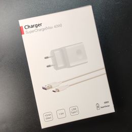 Supercharge Fast Charger Max 40W 10V/4A With 5A Cable For Huawei P30 P40 Nova 5 5t 7 Pro Mate 30 20 Pro Magic 2 Honour V30