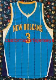 3 Chris Paul Teal Basketball Jersey Mens Women Youth Custom Number name Jerseys XS-6XL