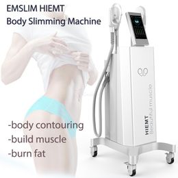 Two handles Hiemt muscle building fat burn massage slimming machine cellulite removal body contouring beauty equipment water cooling system