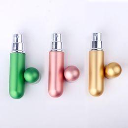 50Pcs/Lot 5ml Aluminium Perfume Bottle Atomizer Mini Portable Spray Bottles