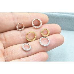 50pcs Body Jewellery - CZ Shine Labret Ear Helix Bar Lip Piercing Nose Septum Ring 18gx6/8mm Bend Style