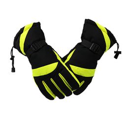 Sports Gloves Non-slip Warmth Space Cotton Winter Cycling Track Mitts Moto Thickening Light Soft Full Finger