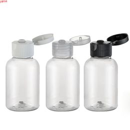 48pcs 50ml empty shampoo plastic travel bottles with flip top cap,refillable packaging PET bottlesgoods