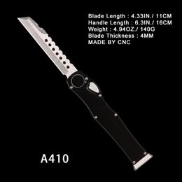 micro Auto Knife single action Tactical Knives Survival Pocket knife handle EDC Tools