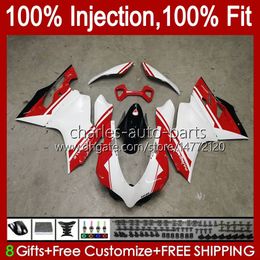 OEM Bodywork For DUCATI Panigale 899S 1199S 899 1199 S R 2012 2013 2014 2015 2016 Body 44No.94 899-1199 12-16 899R White red 1199R 12 13 14 15 16 Injection Mold Fairing