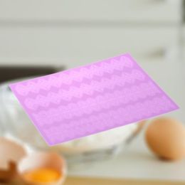 silicone sugar mats Australia - Mats & Pads 1 Pc Silicone Lace Mat Cake Fondant Floral Pad Candy Decorating Supplies Sugar Paste Baking Mould (Purple)