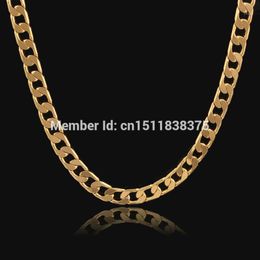 Chains Adixyn 5mm Necklaces Gold Color Men &Women Jewelry Fashion Link Chain