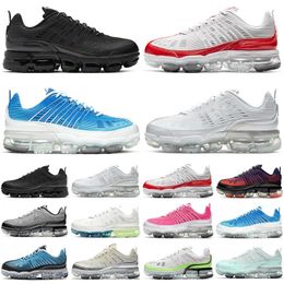 2021 360 mens running shoes big Size 13 Triple White Black Volt Sky Grey Flash Crimson Spruce Aura trainers women outdoor sports sneakers trainer 36-47