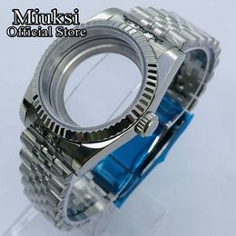 36mm/40mm sapphire glass case jubilee bracelet fit NH35 NH36 ETA2836 Mingzhu DG2813 3804 Miyota 8205 8215 821A movement