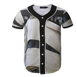 Baseball Jerseys 3D T Shirt Men Funny Print Male T-Shirts Casual Fitness Tee-Shirt Homme Hip Hop Tops Tee 022