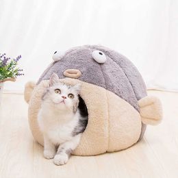 Pet Cat Dog Warm Bed Pet Cushion Kennel For Small Medium Large Dogs Cats Travel Portable Winter Pet Bed Dog House Puppy Mat 210713