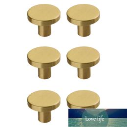 6pcs Golden Round Shape Pull Handle Durable High Quality Premium Prime Sturdy Pull Handle Knob Handles for Dresser A50 Factory price expert design Quality Latest