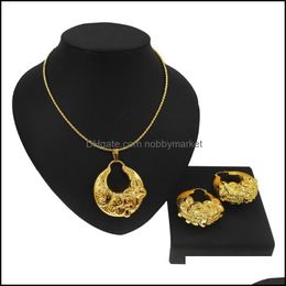 Earrings & Necklace Jewellery Sets Yaili 2021 Exquisite Earring Trend Long Pendant And African Ladies Birthday Party Collection Drop Delivery