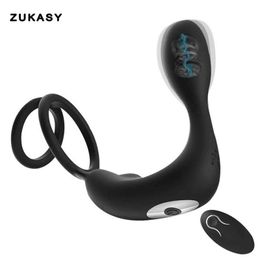 NXY Vibrators Wireless Prostate Massager Vibrator For Men Anal Plug Gay Stimulator Butt Couple Delay Ejaculation Ring Sex Toys 1119
