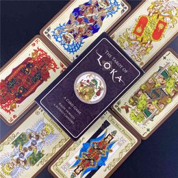 The Tarot of LOKA Brand New Card Full English Oracle for Fate Divination Game s With PDF Guidebook love Z0MZ