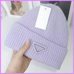 Beanie/Skull Caps Knitted Hat Luxury Designer New Beanie Cap Mens Fitted Hats Cashmere Letters Casual Skull Unisex Outdoor Fashion Wholesale D2112171F