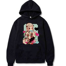 Anime Toilet-bound Hanako-kun Unisex hoodieHarajuku Streetwear Oversized Hip Hop tops Y1213